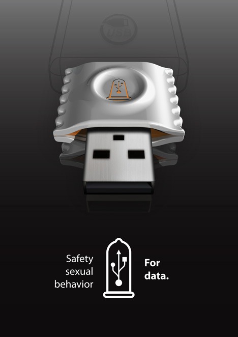 Computer Condoms Images Condom USB Protects PCs From Infected Flash Drives